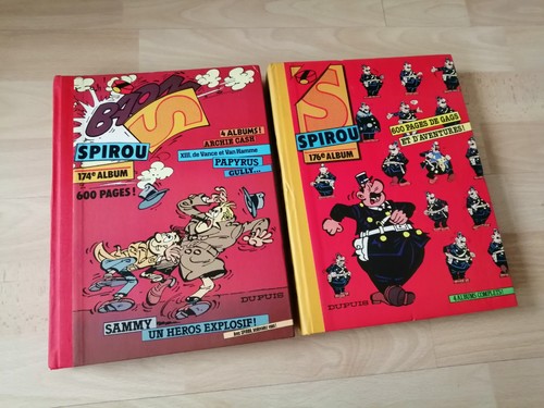 Lot album reliure spirou - bd,