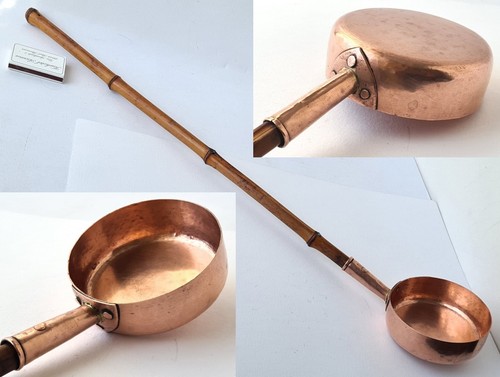 Antique cuivre louche - louche,