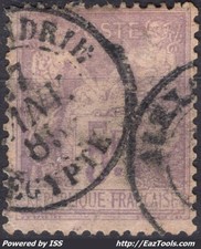 FRANCE SAGE 5Fr VIOLET N° 95