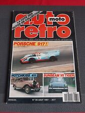 AUTO RETRO 84 PORSCHE 917 SUNBEAM ALPINE TIGER 260 MG TD 1950 SWALLOW DORETTI