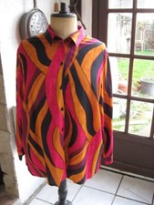 chemise multicolore manches