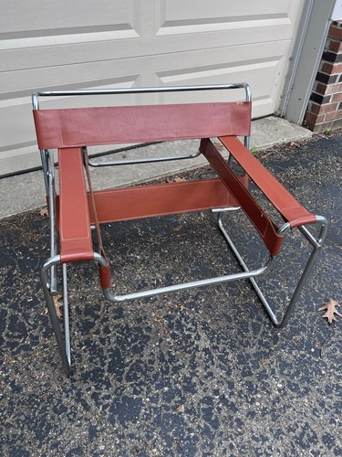 Vtg knoll wassily chair mcm - wassily,