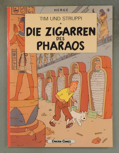 Tintin allemand les cigares - tintin,