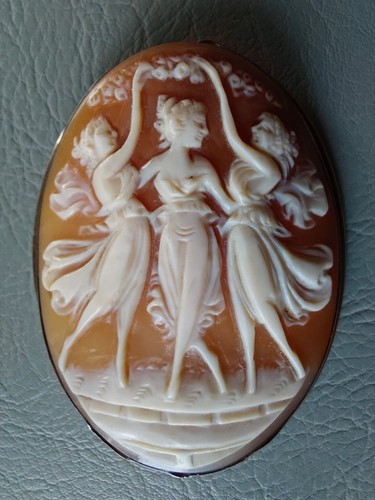 Grand pendentif camée - grand,