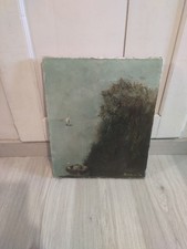 ancien tableau huile sur toile