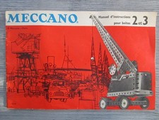 MECCANO: manuel d'instructions