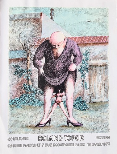Roland topor affiche - roland,