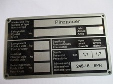 Plaque Bouclier Puch Pinzgauer