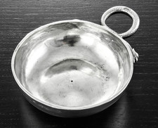 Philibert LEGARE : Taste-Vin Argent massif du XVIIIeme BOURGOGNE AVALLON 1774