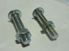 NOS 2 boulons vis tete ronde meplat vintage ancien stock vis 5x30 mm collet new