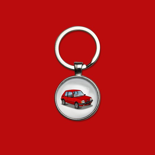Porte clés peugeot - porte-clés, 205