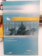 SNCF  Guide Horaires Tgv