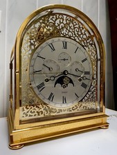 PENDULE HORLOGE CARILLON 9 Cloches 9 Marteaux Uhr Kieninger Clock Moon 3 Airs