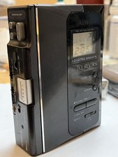 AIWA PORTABLE FM RADIO CASSETTE PLAYER WALKMAN NEW BELT WORKING VINTAGE RETRO