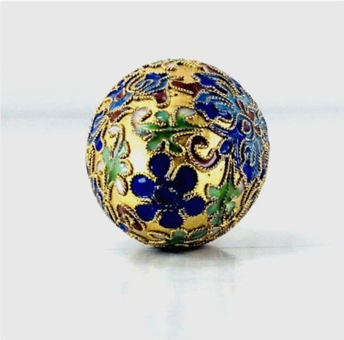 Ancien oeuf chinois laiton - ancien, en