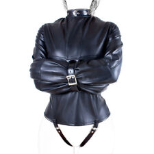 Noir Camisole Immobilisation Des Bras Esclave Poignet Contraintes Domination SM