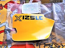 1 AUTOCOLLANT DE CARENAGE ARRIERE  "COTE GAUCHE" POUR MOTOS PEUGEOT X-125 LC