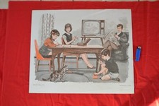 Ancienne affiche scolaire MDI