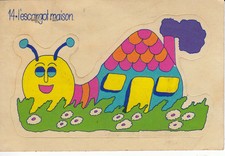 AUTOCOLLANT DECORTOUT VITHO  "L'ESCARGOT MAISON"