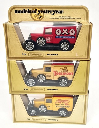 Matchbox yesteryear set of - -, 3