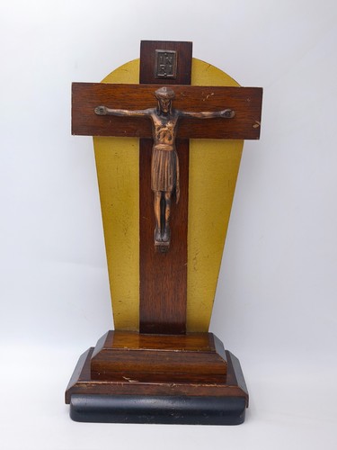 Crucifix vintage art déco