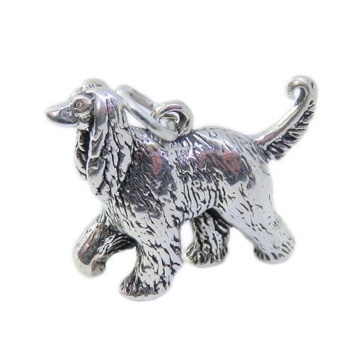 Lévrier afghan chien - , breloque