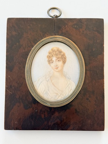 Miniature portrait femme - de,