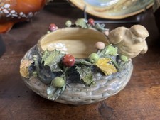 Vide Poche Panier De Fleurs et