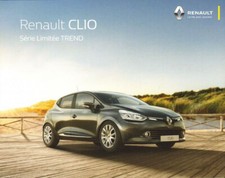 Catalogue brochure publicite prospectus RENAULT CLIO 4 série TREND (05/2015)
