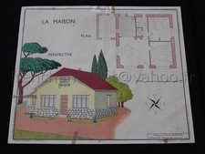 C766 Affiche Scolaire Vintage