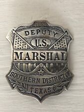 Ancien Insigne en argent, Deputy US Marshal Southern District of Texas