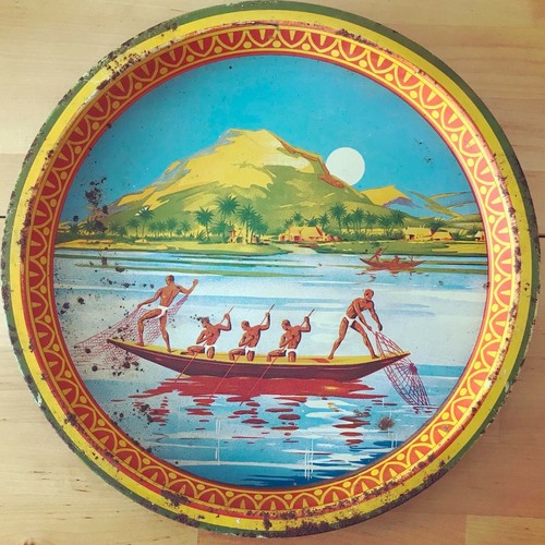 1940 1950 plateau polychrome - plateau,