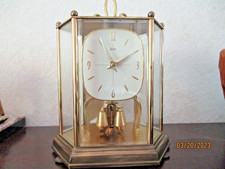 PENDULE  Mecanique 400 Jours bronze laiton germany KOMA art déco 