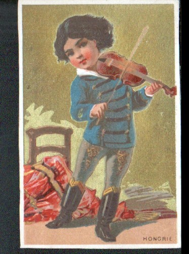Image chromo enfant musicien - image,