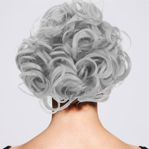 Faux chignon postiche - , cheveux