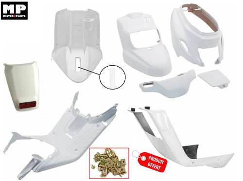 Kit carénages blanc mbk - kit,