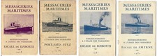 LOT de 4 fascicules MESSAGERIES MARITIMES années 1928 à 1933