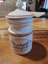 Pot à moutarde porcelaine Auteuil