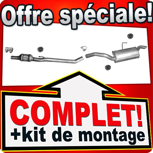 Echappement catalyseur pour - +,