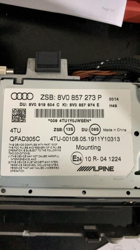 Ecran gps audi sportback - audi, a3