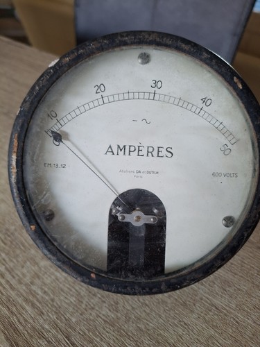 Ancien amperemetre ateliers - ancien,