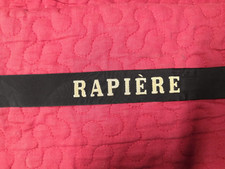 ruban légendé rapière