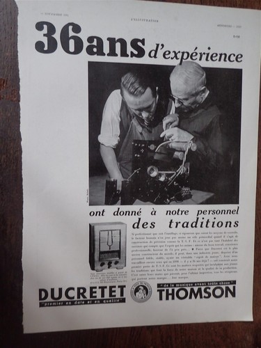 Tsf ducretet thomson - thomson, +