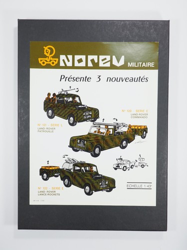 Norev affichette revendeur - norev,