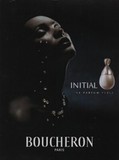 Publicité papier Parfum. Perfume ad. BOUCHERON Initial 2001