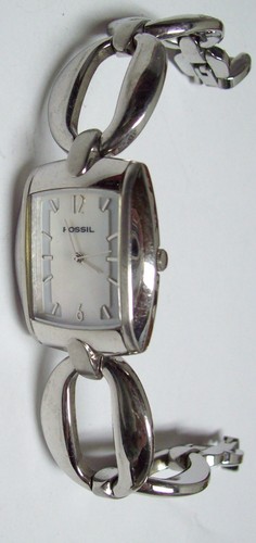 Fossil silvertone open - silvertone,