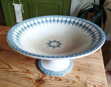 Ancien Compotier Coupe Faïence de Saint-Amand Décor Orientaliste Modèle Persan 