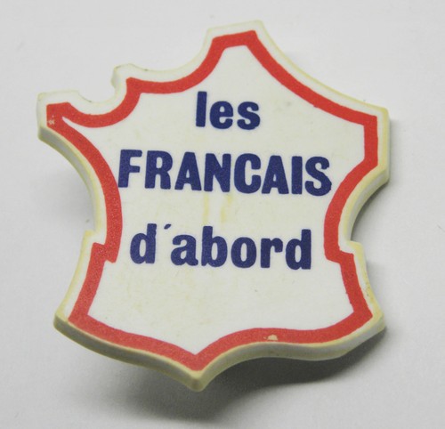 Pin front national - national, "les