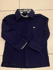 Polo Burberry Bleu taille L enfant 