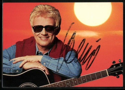 Carte postale chanteur heino - chanteur,